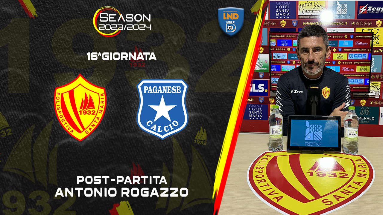 Polisportiva Santa Maria Cilento 0-0 Paganese | Post-partita con Rogazzo