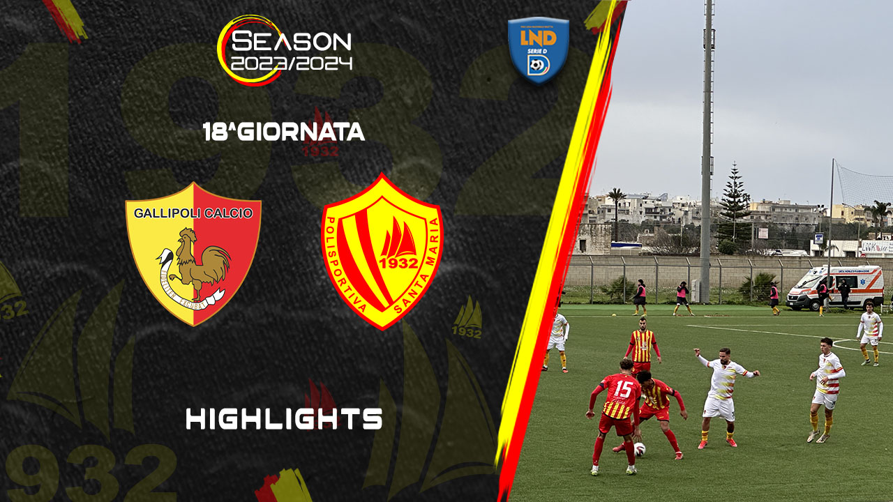 Città di Gallipoli 1-0 Polisportiva Santa Maria Cilento | Highlights