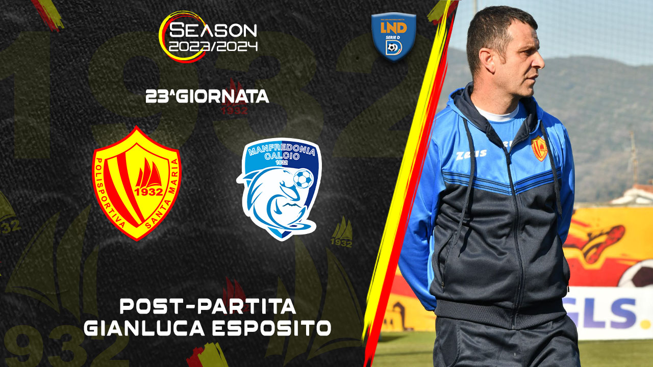 Polisportiva Santa Maria Cilento 0-0 Manfredonia | Post-partita con mister Esposito 