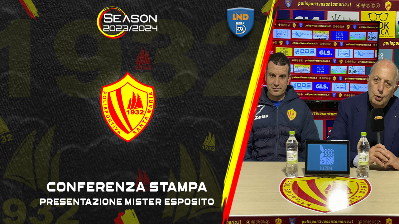 Conferenza stampa di presentazione di mister Esposito