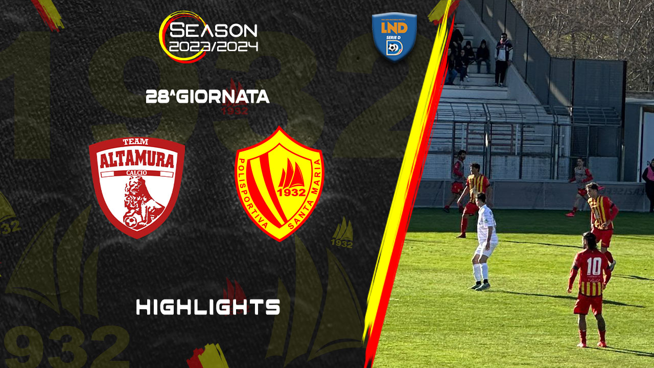 Team Altamura 1-0 Polisportiva Santa Maria Cilento | Highlights