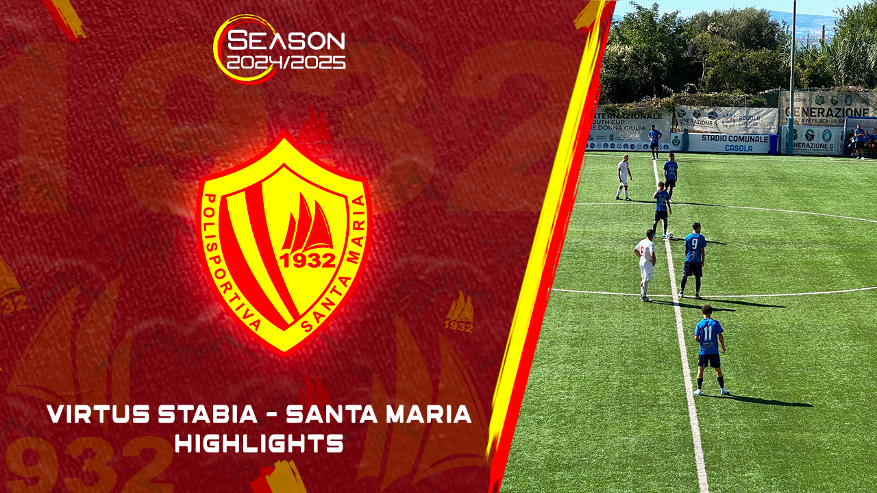 Virtus Stabia 2-0 Polisportiva Santa Maria Cilento | Highlights 
