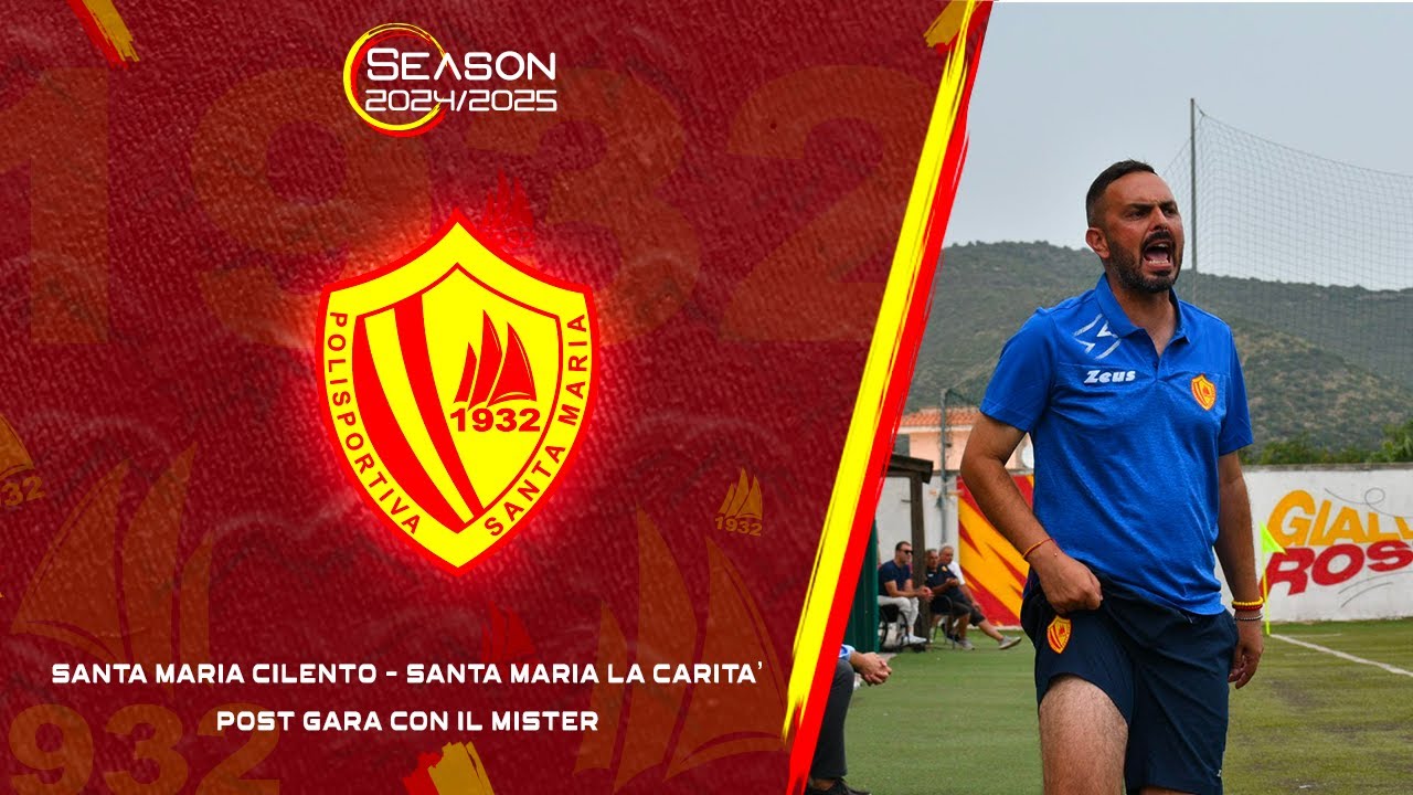 Polisportiva Santa Maria Cilento 0-1 Santa Maria la Carità | Post-gara con Quintiero 