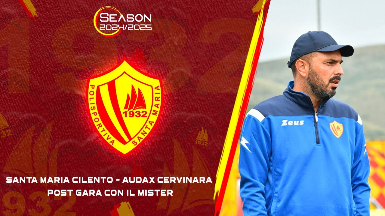 Polisportiva Santa Maria Cilento 4-1 Audax Cervinara | Il commento di Quintiero 