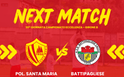 Polisportiva Santa Maria – Battipagliese: “TUTTI AL CARRANO”